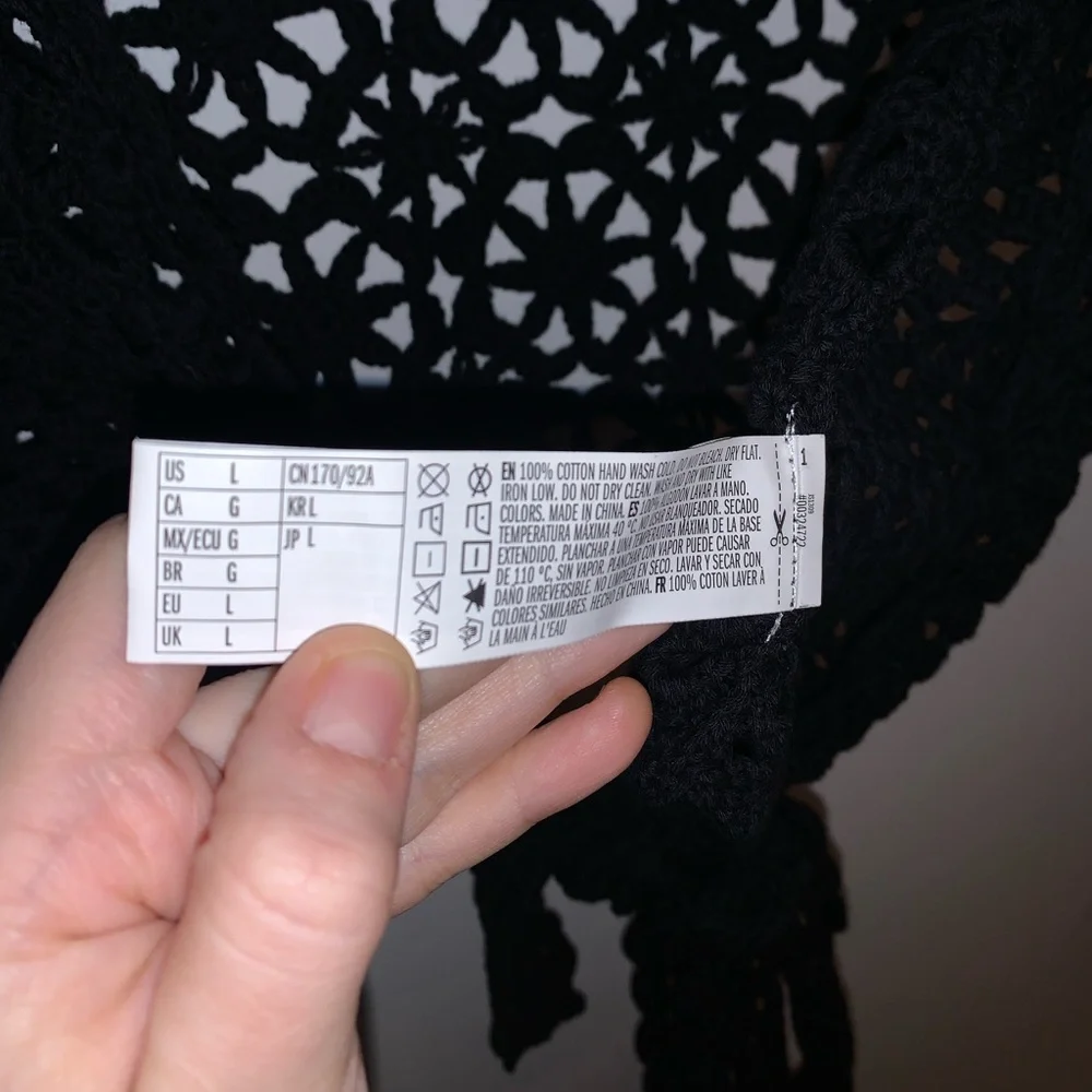 ⭐️HOST PICK⭐️ [L]👙NWOT - F21 crochet knit swim cover up - Picture 6 of 6